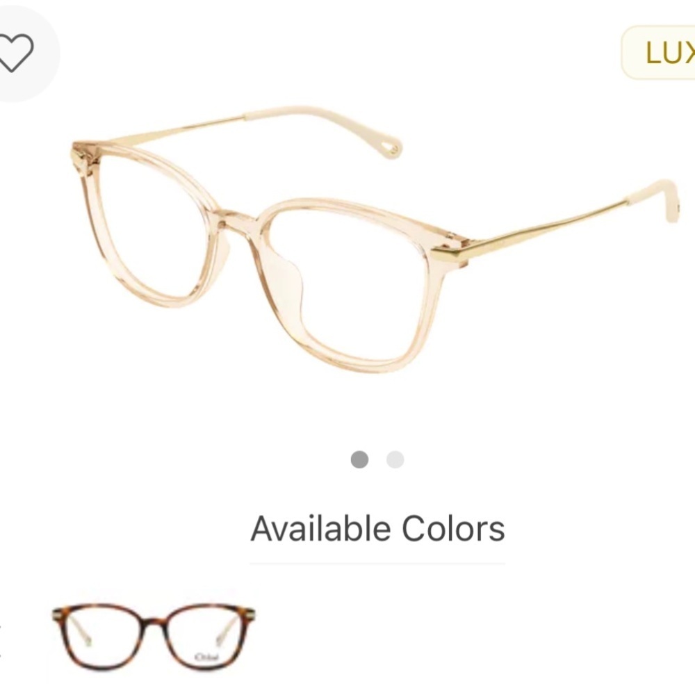 Chloé CH0219OA Asian fit 004 Gold Frame‎ eyeglasses